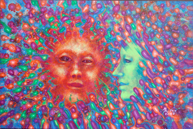 the portrait of sun and moon